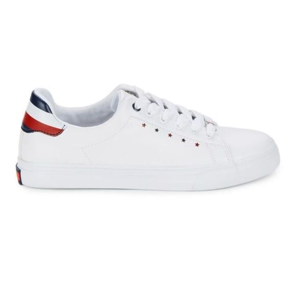 Tommy Hilfiger - Women's Loto White Ii Sneaker - Size 8.5 M - Picture 1 of 6